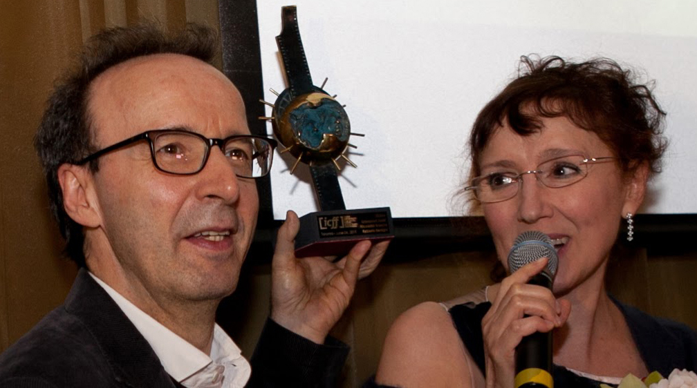 Roberto Benigni and Nicoletta Braschi